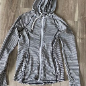 Lydian hooded athletic zip up!